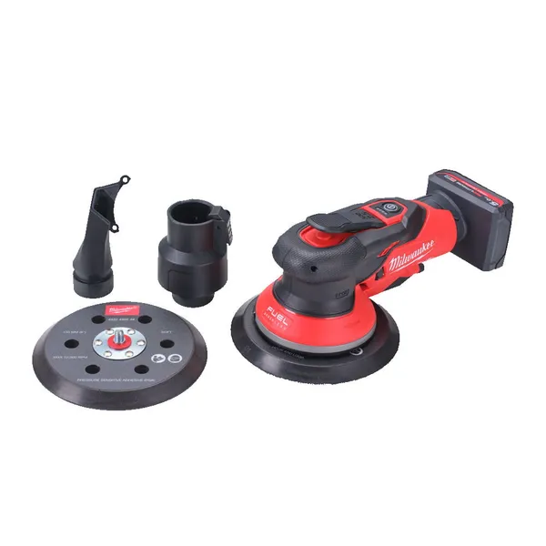 Шліфмашина ексцентрикова акумуляторна MILWAUKEE M12 FROS2.5-502X O150мм (ЗП+2акум.Х5Аг+HD кейс) з доставкою
