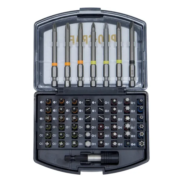 Набор бит 56 шт Procraft BS-56 для шуруповерта в кейсе купить в Украине