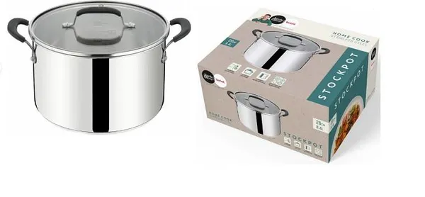 Кастрюля Tefal Jamie Oliver Home Cook, 8.4л, с крышкой, нержавеющая сталь, силикон