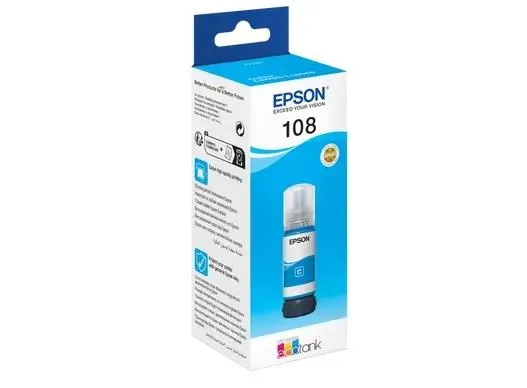 Контейнер з чорнилом Epson 108 EcoTank L8050/L18050 cyan