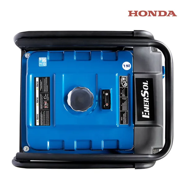 Купить Генератор бензиновый EnerSol 230В 5/5.5кВт электростартер двигатель Honda GX-390 89кг со скидкой