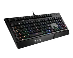 Клавиатура мембрана MSI Vigor GK20 UA 104key, USB-A, EN/UKR/RU, ColorLED, чёрный фото