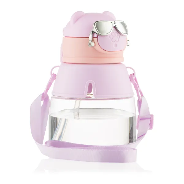 Пляшка для води Ardesto Space 550мл, пластик, рожевий відгуки