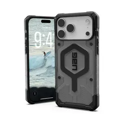 Чохол UAG для iPhone 17 Pro Max, Pathfinder Clear MagSafe, Ash/Black фото