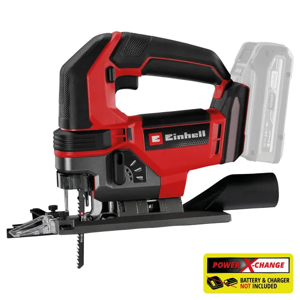 Лобзик аккумуляторный Einhell TE-JS 18/100 Li - Solo, PXC, 18В, 3000 об/мин, ход 26 мм, 1.87 кг (без АКБ и ЗУ)