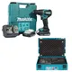 Акумуляторний дриль-шурупокрут LXT Basic Makita DHP490WVE + комплект свердл (E-24913)