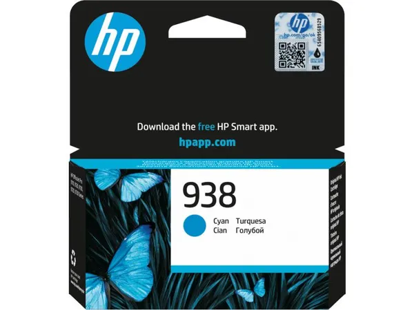 Картридж HP No.938 OfficeJet Pro 9110b/9120/9120b/9130/9130b/9700/9700e Cyan (800 стр)