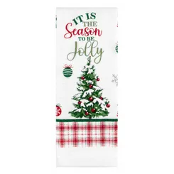 Набор полотенечек для кухни ARDESTO Christmas Tree 38х63см, 2шт, 100% хлопок, зеленый фото