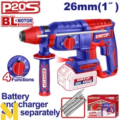 Перфоратор аккумуляторный EMTOP ELRH20268 (без АКБ и ЗУ) фото