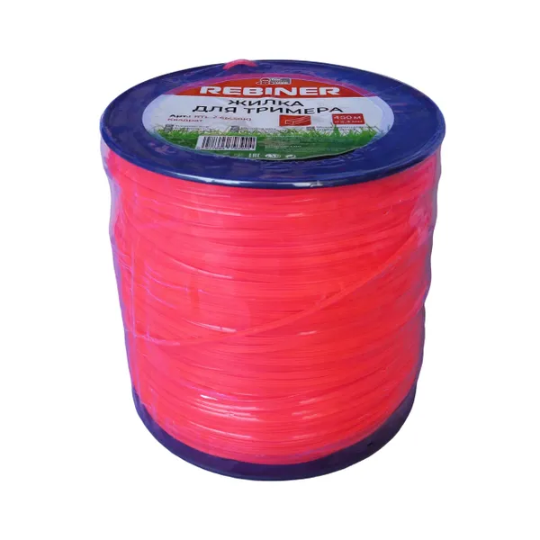 Леска для мотокосы 2.4 мм 450 м квадрат бухта Rebiner RTL-2.4(450K) цена в Украине