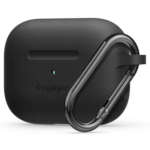 Чохол Spigen для Airpods Pro (Gen 1, 2019), Silicone Fit, Black