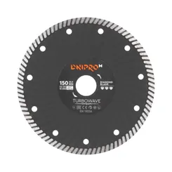 Алмазний диск Dnipro-M 150 22,2 мм Turbowave фото
