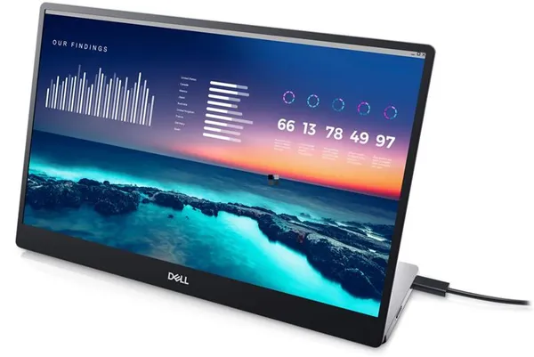 Монітор портативний DELL 14" P1424H 2xUSB-C, IPS