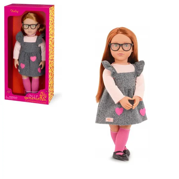 Лялька Our Generation Келлі в шкільній сукні 46см