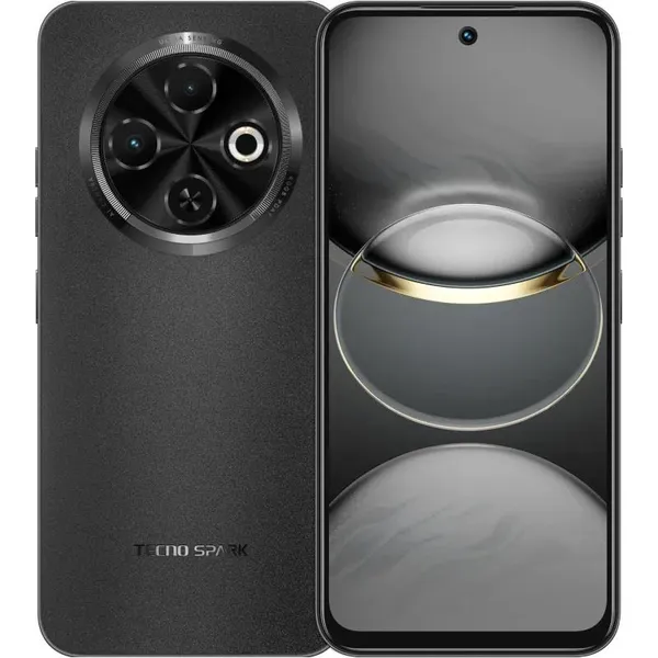 Смартфон TECNO Spark 30C (KL5n) 6.67" 6/128ГБ, 2SIM, 5000мА•год, Orbit Black