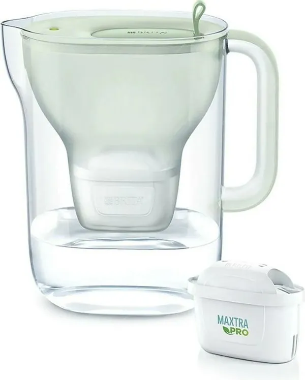 Фільтр-глечик Brita Style LED MXPro 2.4л (1.4л очищеної води) з фільтр-картриджем, зелений