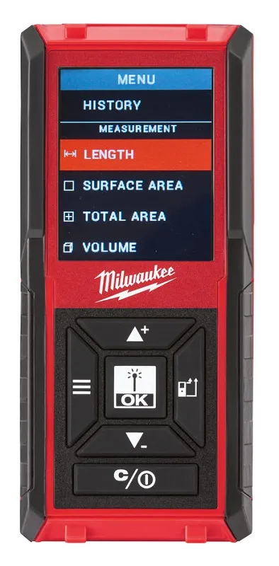 Далекомір лазерний MILWAUKEE, LDM45, (45м)