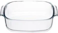 Форма для запікання ARDESTO Black Mars 34.4x22x6см, боросилікатне скло, прямокутна, прозорий