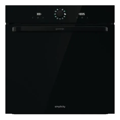 Духовой шкаф Gorenje электрический, 77л, A, пар, дисплей, макс.темпер.-300, черный