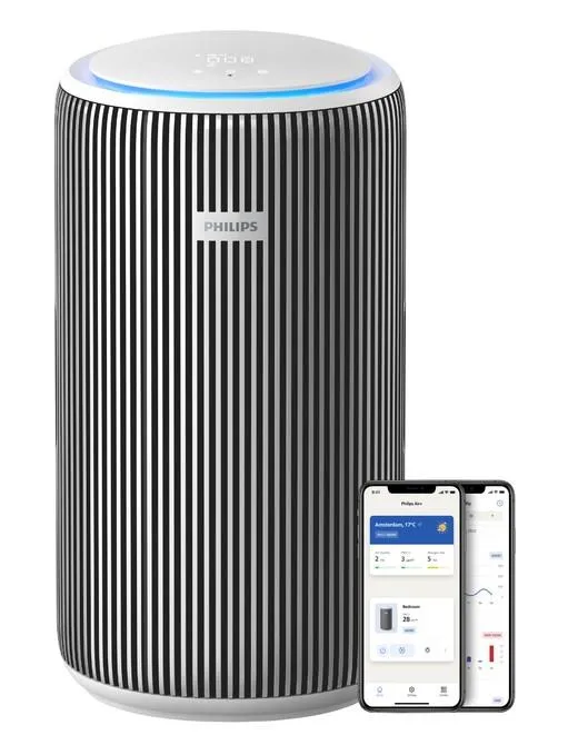 Очиститель воздуха Philips Series 3200, 135м2, 520м3/час, HEPA +угольный фильтр, Wi-Fi, 5 режимов, серебристо-белый