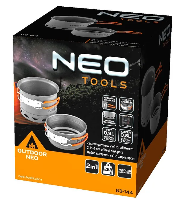 Набор посуды туристический Neo Tools NEO, 2 в 1 фото №19