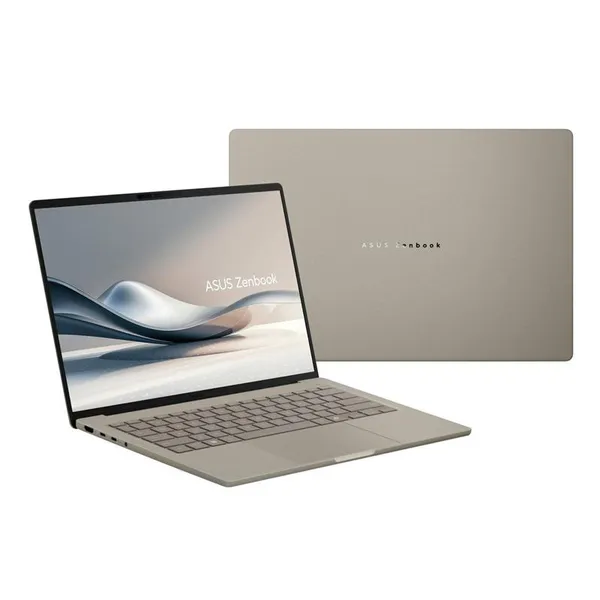 Ноутбук ASUS Zenbook A14 UX3407RA-QD906W 14" WUXGA OLED, Snapdragon X Elite X1E 78 100, 32GB, F1TB, UMA, Win11, Бежевый