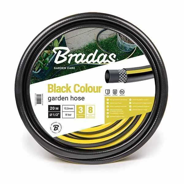 Шланг поливочный армированный Bradas 3/4" (19 мм) 25м WBC3/425 Black Colour польский