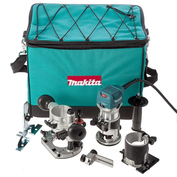 Фрезер Makita RT0702CX2, 710ВТ, цанга 6/8мм, 10000-34000об/мин, 1.8кг цена в Украине