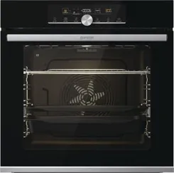 Духовой шкаф Gorenje духовой электрический, 77л, A+, дисплей, пиролиз, черный фото