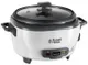 Рисоварка Russell Hobbs Medium, 300Вт, чаша-1.4л, механическое управл., съемная крышка, нерж. сталь, черно-белый