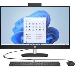 Комп'ютер персональний моноблок HP All-in-One 27" FHD IPS AG, Intel i3-1315U, 16GB, F512GB, UMA, WiFi, кл+м, DOS, чорний фото