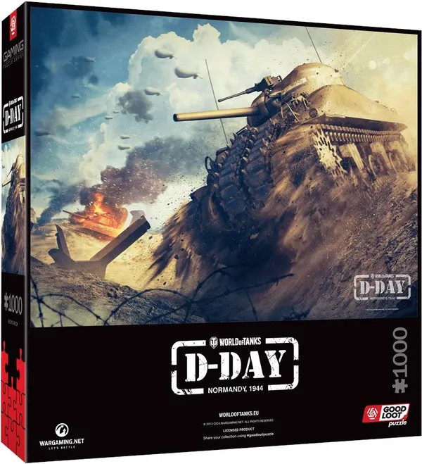 Пазл GoodLoot World of Tanks D-DAY 1000 ел.