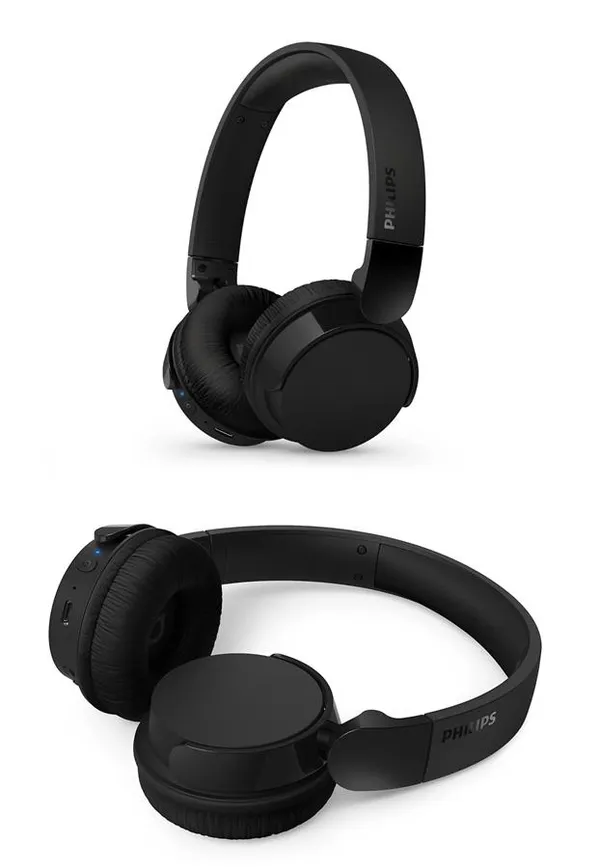 Наушники On-ear Philips TAH4209 BT 5.3, Wireless, Mic, Черный