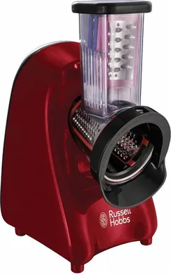 Мультирізка Russell Hobbs Desire Slice&Go, 200Вт, 3 насадки, корпус-пластик, червоний фото