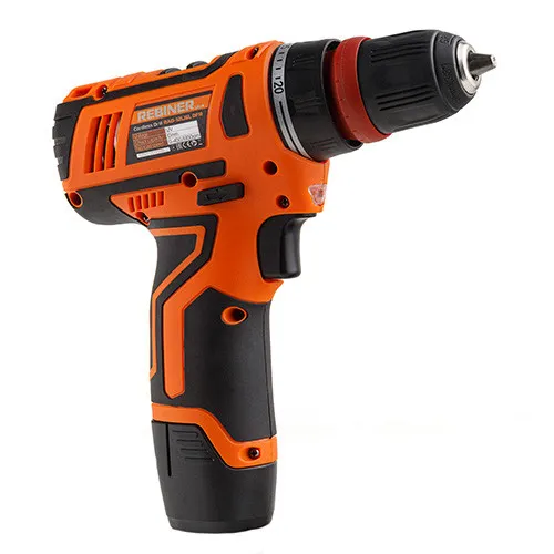 Купить Шуруповерт аккумуляторный 12 В, 2 А/ч, съемный патрон Rebiner RAD-12LiSL DFR