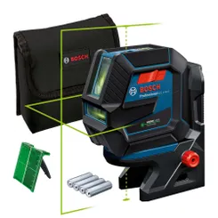 Нівелір лазерний Bosch GCL 2-50 G, до 15м, ±0.3мм/м, з тримачем RM 10, чохлом, мішенню, 0.58кг фото