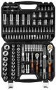 Набор инструментов Neo Tools, набор торцевых головок, 110 шт, 1/2", 1/4", CrV, кейс фото №3