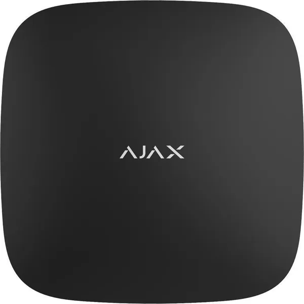 Інтелектуальна охоронна централь Ajax Hub 2 Plus, gsm, ethernet, wi-fi, jeweller, бездротова, чорний