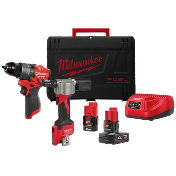 Набор инструментов аккумуляторных MILWAUKEE, M12 FPP2D2-422X