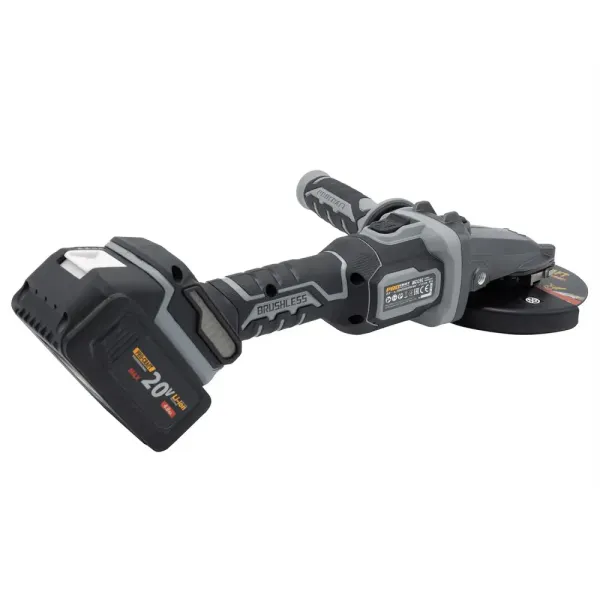 Купить Бесщеточная аккумуляторная шлифмашина 125 мм Procraft Industrial AG125C (без АКБ и ЗУ) Kick back control