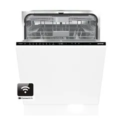 Посудомоечная машина Gorenje встраиваемая, 16компл., A+++, 60см, инвертор, Полный AquaStop, Wi-Fi, сенсорное упр, 3 корзины, белый фото