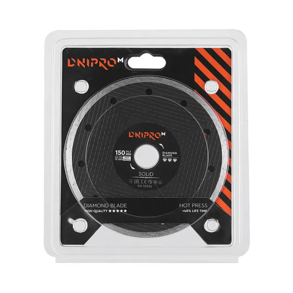 Алмазний диск Dnipro-M 150 22.2 Solid фото №3