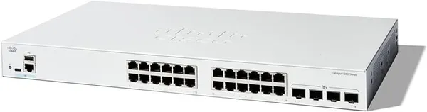 Комутатор Cisco Catalyst 1300 24xGE, Full PoE, 4x10G SFP+