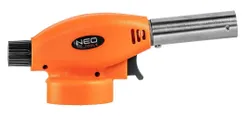 Газовий пальник Neo Tools, п'єзозапалювання, робоча температура 1300 °C, 80 г/год фото