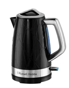 Электрочайник Russell Hobbs Structure 1.7л, пластик, черно-серебристый фото