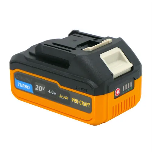 Акумулятор 20 В, 4 А/г Procraft 20/4 Turbo акумуляторна батарея ціна в Україні