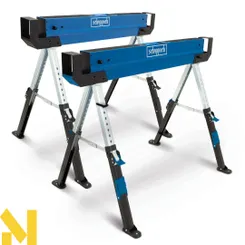 Козли складані Scheppach MBW600, 2 шт. фото