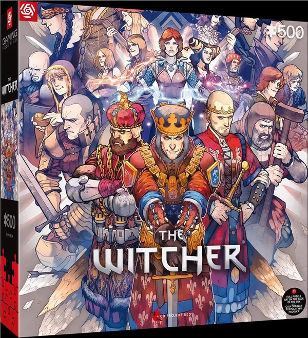 Пазл Gaming: The Witcher Northern Realms 500 ел.