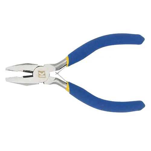 Плоскогубцы-пассатижи комбинированные 120 мм C45 авторазжим Kubis 02-03-3015 цена в Украине