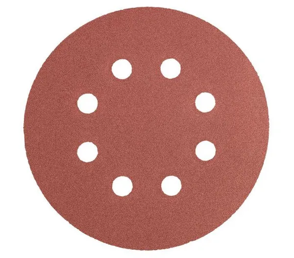 Круг шлифовальный GRAPHITE, 5шт, на липучке, 125мм, K240